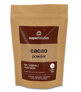 cacao powder 250g front