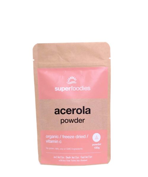 Organic Freeze Dried Acerola Powder - high vitamin C fruit