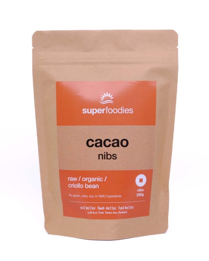 Organic Raw Cacao Nibs - Peruvian Criollo Bean