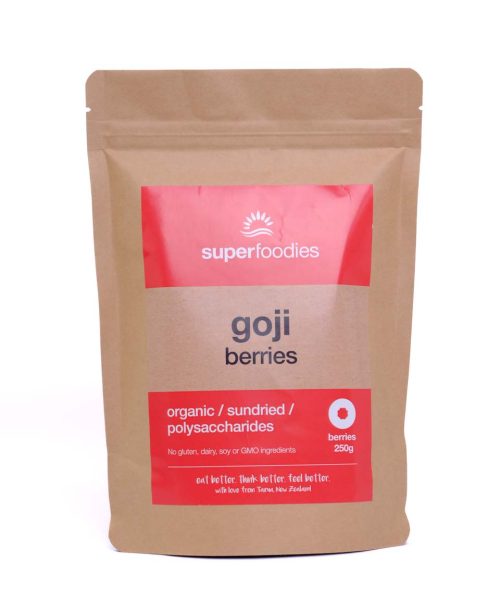 Organic Goji Berries - rich in Vitamin A zeaxanthin