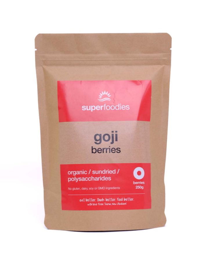 Organic Goji Berries - rich in Vitamin A zeaxanthin