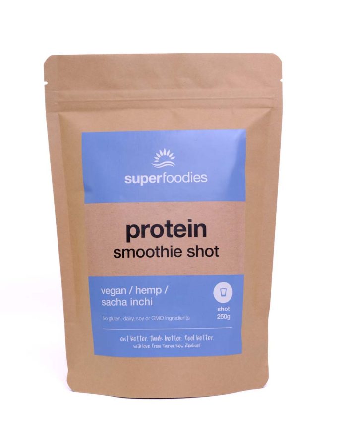 Vegan Protein Smoothie Shot with Sacha Inchi