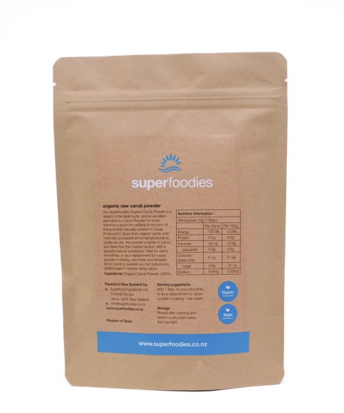 Organic Raw Carob Powder - caffeine-free cacao alternative