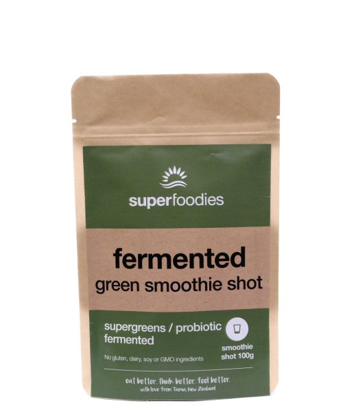 Fermented Green Smoothie Shot - source of fermented spirulina