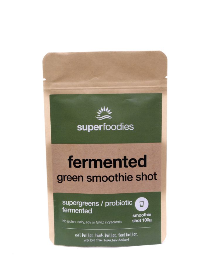 Fermented Green Smoothie Shot - source of fermented spirulina