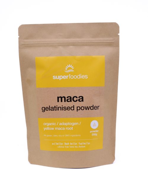 Organic Gelatinised Maca Powder - Peruvian Yellow Maca Root, adaptogen