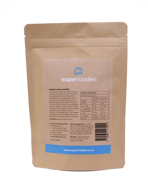 Organic Raw Maca Powder - adaptogen for hormonal balance