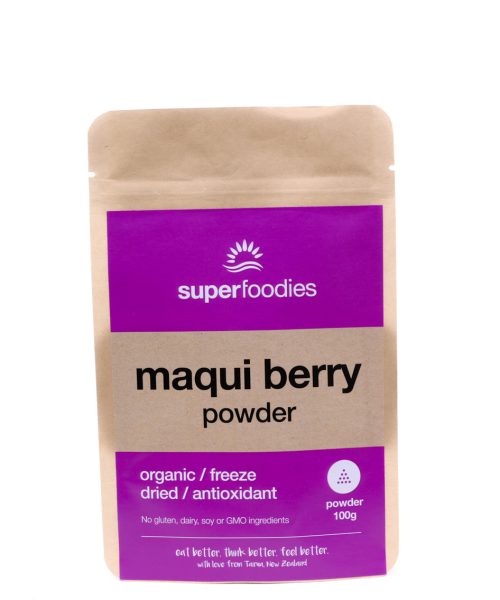 Organic Freeze Dried Maqui Berry Powder - source of antioxidant delphinidins