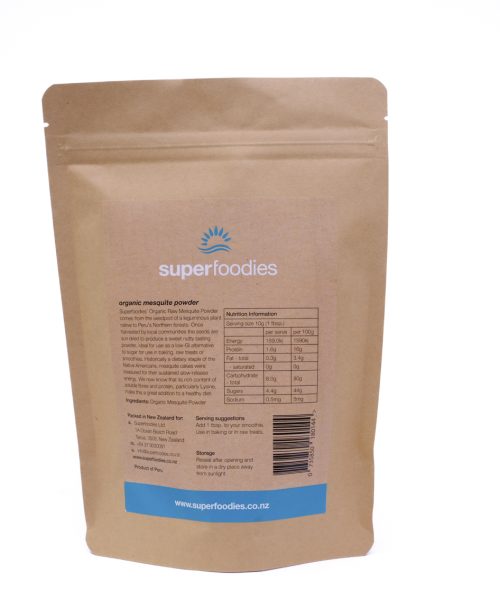 Organic Raw Mesquite Powder - low GI sugar alternative