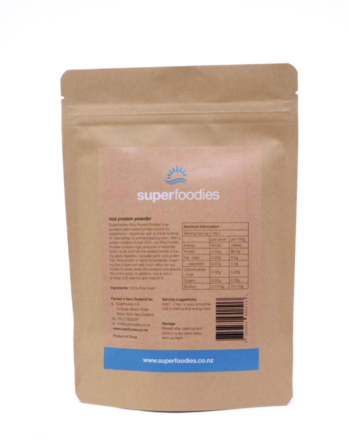 Rice Protein Powder 80% - vegan source of protein