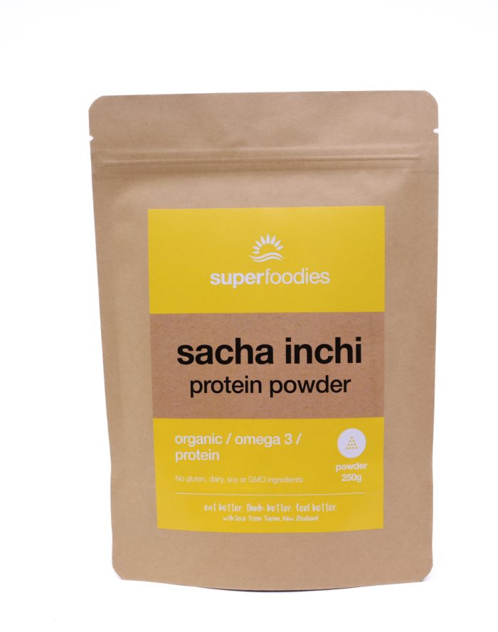 Organic Sacha Inchi Protein Powder - vegan source of protein and omega 3